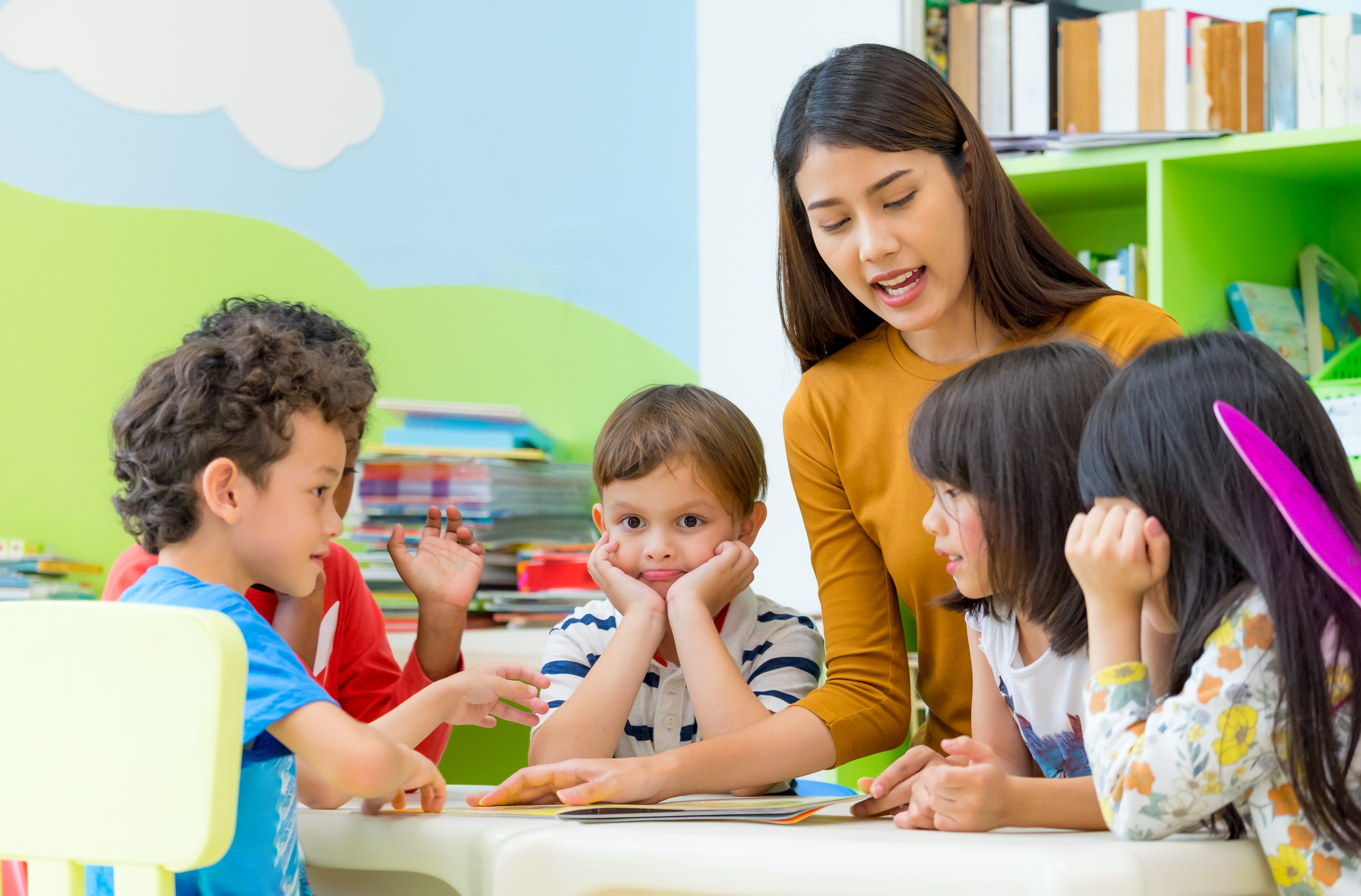 Teacher in a Classroom